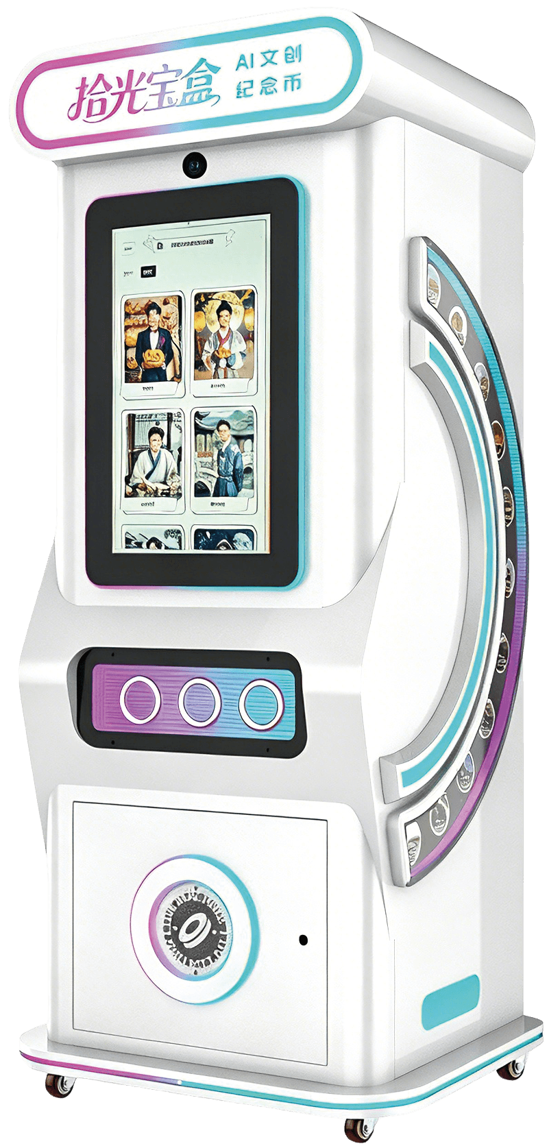Coin Refrigerator Magnet Machine self-service machine