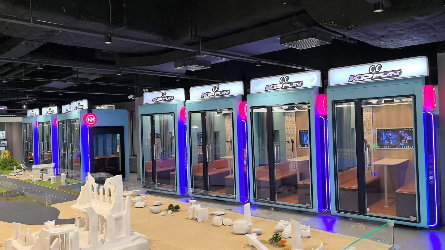Dynamic Zone karaoke rooms installed in a commercial venue